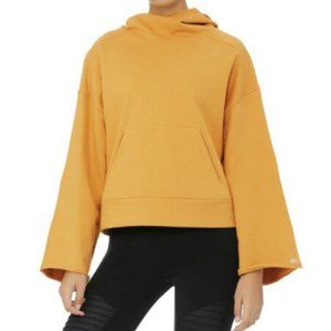 Alo low key hoodie Size: Med Color: Tuscan Sun